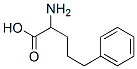 (R)-2-アミノ-5-フェニルペンタン酸 化学構造式