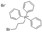 (3-BROMOPROPYL)TRIPHENYLPHOSPHONIUM BROMIDE Struktur
