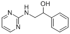 α-[(2-ピリミジニルアミノ)メチル]ベンジルアルコール 化学構造式