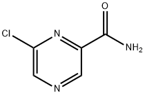 6-CHLORO-2-PYRAZINECARBOXAMIDE Struktur