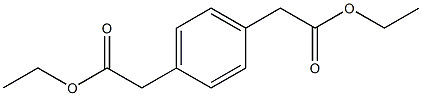 1,4-フェニレン二酢酸ジエチル 化学構造式