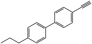 4-丙基联苯乙炔 结构式