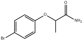 2-(4-ブロモフェノキシ)プロパンアミド 化学構造式