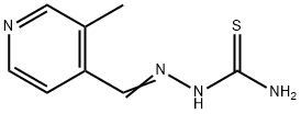3-Methylpyridine-4-carbaldehyde thiosemicarbazone Struktur