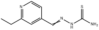 2-Ethylpyridine-4-carbaldehyde thiosemicarbazone Struktur