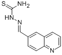 6-キノリンカルボアルデヒドチオセミカルバゾン 化学構造式