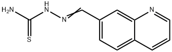 7-キノリンカルボアルデヒドチオセミカルバゾン 化学構造式