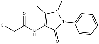 2-氯-N-(1,5-二甲基-3-氧代-2-苯基-2,3-二氢-, 3608-86-4, 结构式