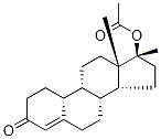 17-O-Acetyl Normethandrone Structure