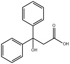 3-Hydroxy-3,3-diphenylpropionic acid 结构式