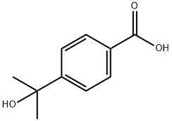 p-(1-Hydroxy-1-methylethyl)benzoic acid Structure