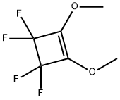 3,3,4,4-TETRAFLUORO-1,2-DIMETHOXYCYCLOBUTENE Struktur