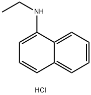 N-乙基-1-萘胺盐酸盐 结构式
