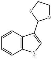3-(1,3-ジチオラン-2-イル)-1H-インドール 化学構造式
