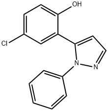 1-PHENYL-1H-5-(5'-CHLORO-2'-HYDROXYPHENYL)PYRAZOLE