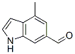 Indole-6-carboxaldehyde, 4-methyl- (7CI,8CI) Structure