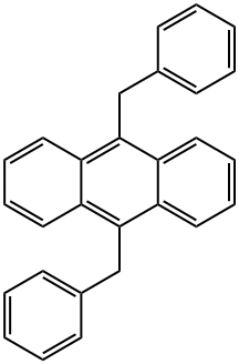 9,10-ジベンジルアントラセン 化学構造式