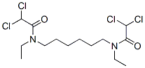 N,N'-Hexamethylenebis(2,2-dichloro-N-ethylacetamide) Structure