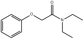 N,N-ジエチルフェノキシアセトアミド 化学構造式