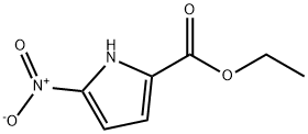 5-ニトロ-1H-ピロール-2-カルボン酸エチル 化学構造式