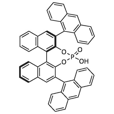 (11bR)-2,6-Di-9-anthracenyl-4-hydroxy-dinaphtho[2,1-d:1μ,2μ-f][1,3,2]dioxaphosphepin-4-oxide Structure