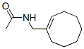 Acetamide,  N-(1-cycloocten-1-ylmethyl)- 化学構造式
