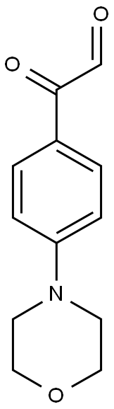 4-MORPHOLINOPHENYLGLYOXAL Structure