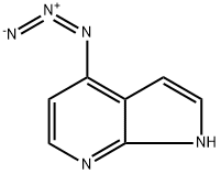 4-叠氮-1H-吡咯并[2,3-B]吡啶 结构式
