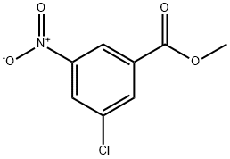 3-クロロ-5-ニトロ安息香酸メチル 化学構造式