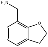 2,3-DIHYDRO-1-BENZOFURAN-7-YLMETHYLAMINE, 361393-65-9, 结构式