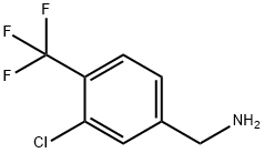 3-CHLORO-4-(TRIFLUOROMETHYL)BENZYL AMINE Structure