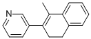3-(1-METHYL-3,4-DIHYDRO-NAPHTHALEN-2-YL)-PYRIDINE Struktur