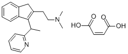 マレイン酸ジメチンデン 化学構造式