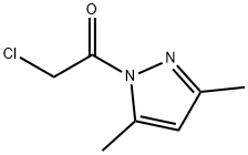 1H-Pyrazole, 1-(chloroacetyl)-3,5-dimethyl- (9CI) Struktur