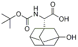 Boc-3-Hydroxy-1-adamantyl-D-glycine Struktur