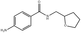 4-AMINO-N-(TETRAHYDRO-2-FURANYLMETHYL)BENZAMIDE Structure