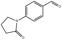 4‐(2‐オキソ‐1‐ピロリジニル)ベンズアルデヒド 化学構造式