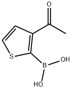 (3-乙酰噻吩-2-基)硼酸, 36155-75-6, 结构式