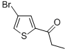 1-(4-溴噻吩-2-基)丙烷-1-酮,36155-78-9,结构式