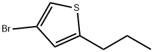 4ブロモ　2プロピルチオフェン 化学構造式