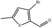 3-Bromo-5-methyl-2-thiophenecarboxaldehyde Structure