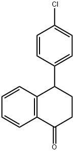 4-(4-Chlorophenyl)-3,4-dihydro-1(2H)-naphthalenone Structure