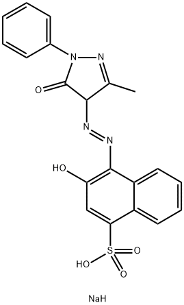 Natrium-4-[(4,5-dihydro-3-methyl-5-oxo-1-phenyl-1H-pyrazol-4-yl)azo]-3-hydroxynaphthalin-1-sulfonat