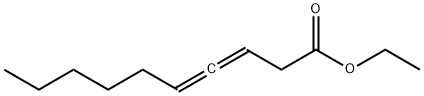 3,4-Decadienoic acid, ethyl ester Structure