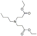 ethyl 3-(butyl-(2-ethoxycarbonylethyl)amino)propanoate Struktur