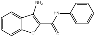 2-Benzofurancarboxamide,3-amino-N-phenyl-(9CI) Structure