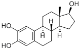 2-ヒドロキシ-17α-エストラジオール 化学構造式