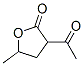 3-アセチルジヒドロ-5-メチル-2(3H)-フラノン 化学構造式