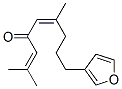 (5Z)-9-(3-Furanyl)-2,6-dimethyl-2,5-nonadien-4-one Structure