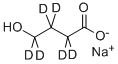 4-羟基-丁-2,2,3,3,4,4-D6 酸单钠盐, 362049-53-4, 结构式
